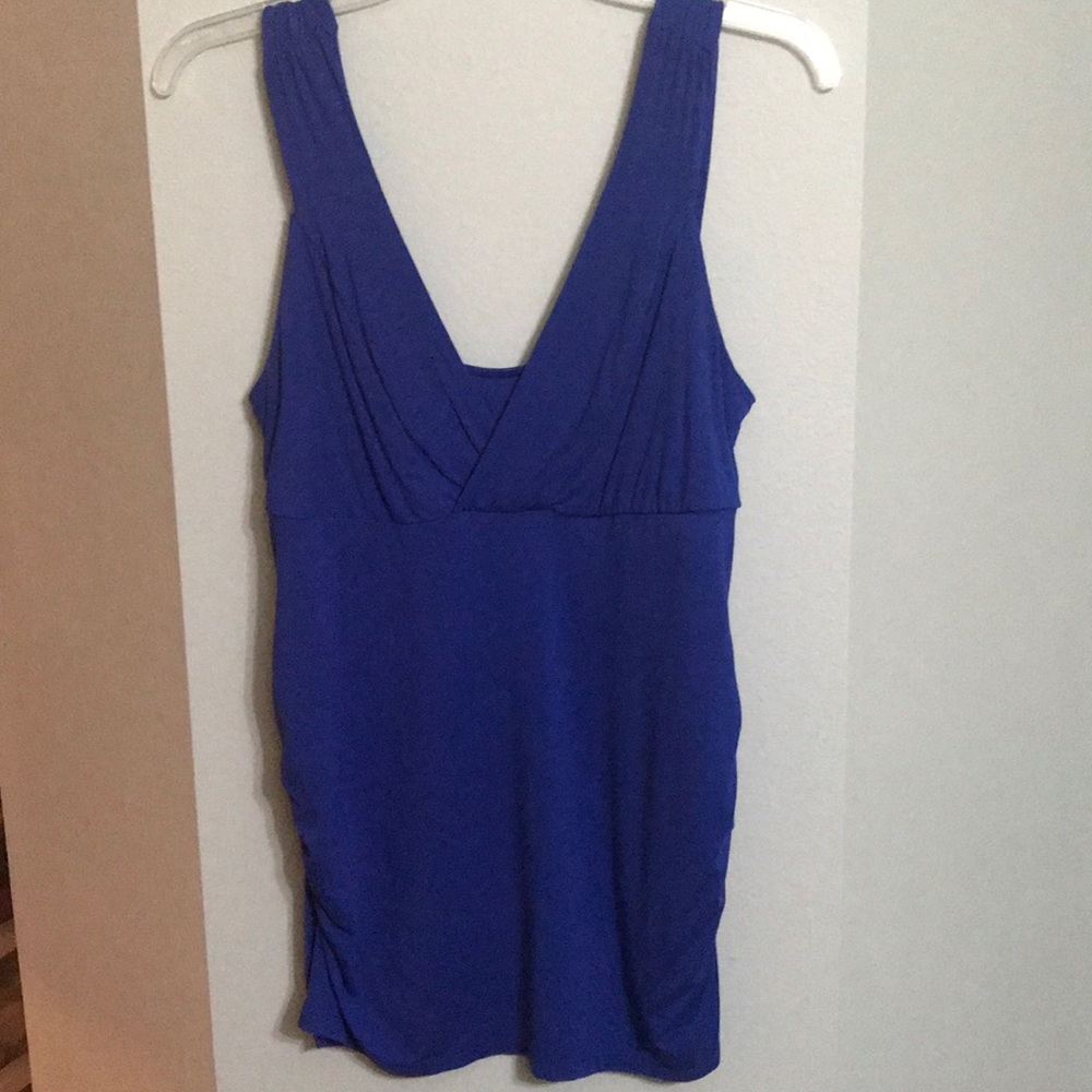 Liz Lange maternity nursing tank top
